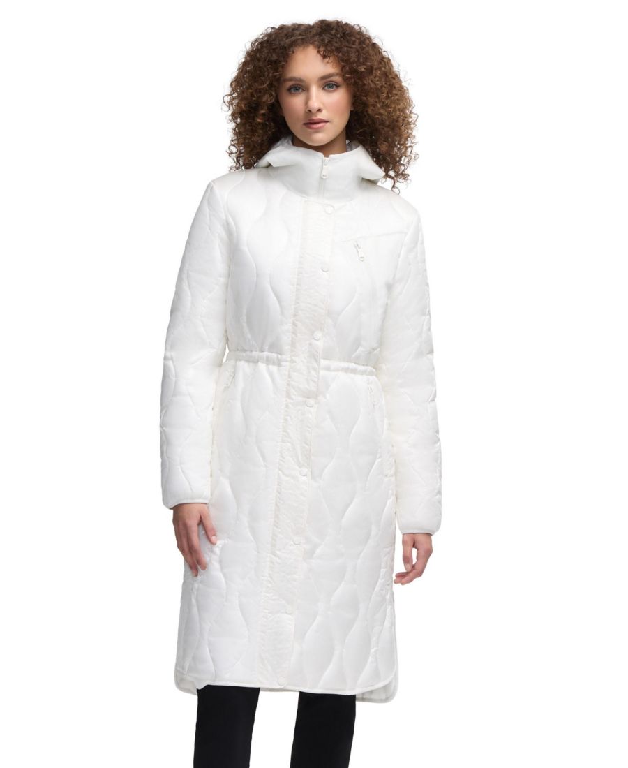 Женская стеганая длинная куртка-анорак Sterling Onion PAJAR, White op
Женская стеганая длинная куртка-анорак Sterling Onion PAJAR, White op