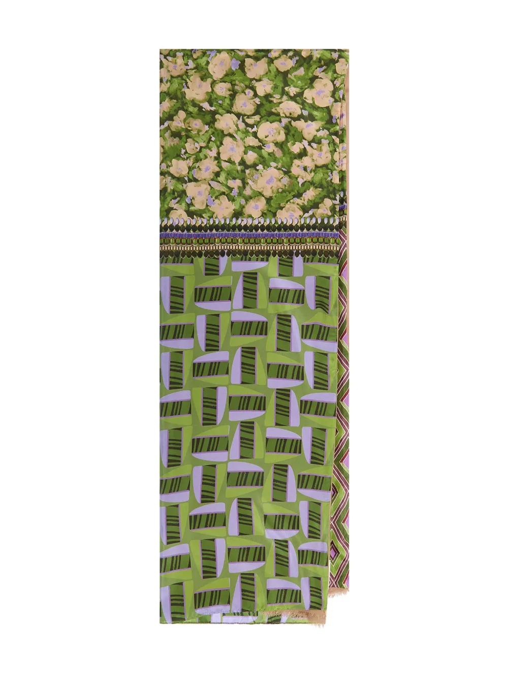 Шарф с геометричным принтом Maliparmi, зеленый
Шарф с геометричным принтом Maliparmi, зеленый