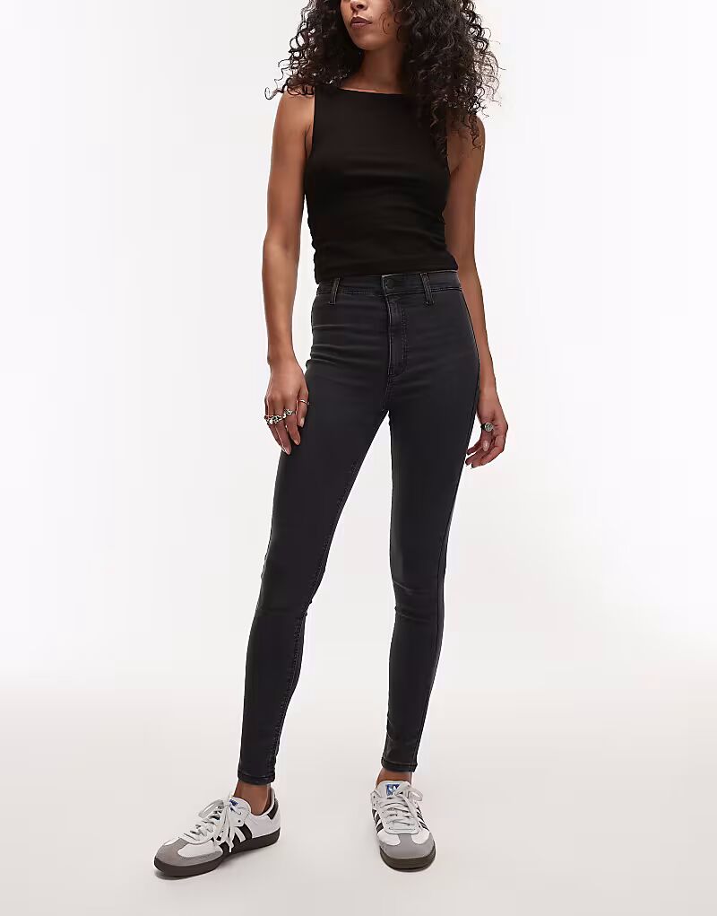 Джинсы Topshop Joni с высокой посадкой суперскинни черного цвета
Джинсы Topshop Joni с высокой посадкой суперскинни черного цвета