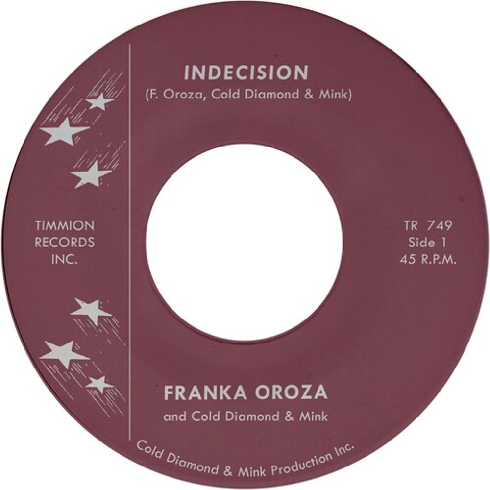 Виниловая пластинка LP Indecision (7") - Franka Oroza, Cold Diamond & Mink
Виниловая пластинка LP Indecision (7") - Franka Oroza, Cold Diamond & Mink