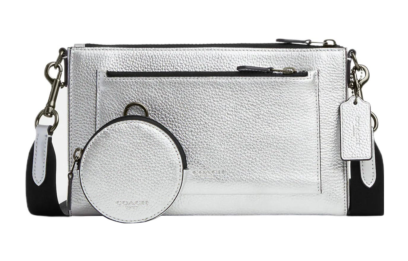 COACH Сумка через плечо из комбинированной кожи теленка и галантерейной кожи
COACH Сумка через плечо из комбинированной кожи теленка и галантерейной кожи