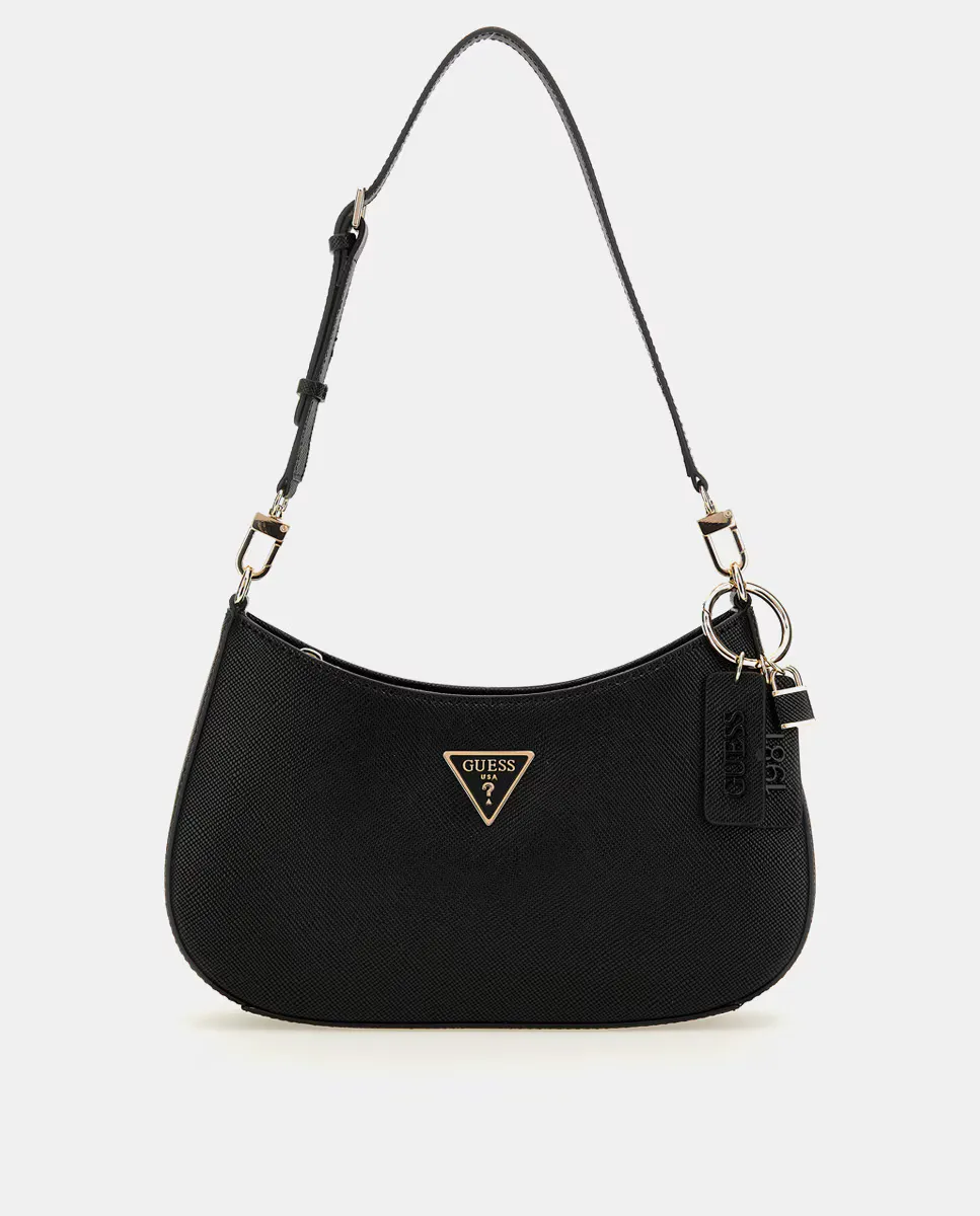 Черный хобо с застежкой-молнией и регулируемой ручкой Guess
Черный хобо с застежкой-молнией и регулируемой ручкой Guess