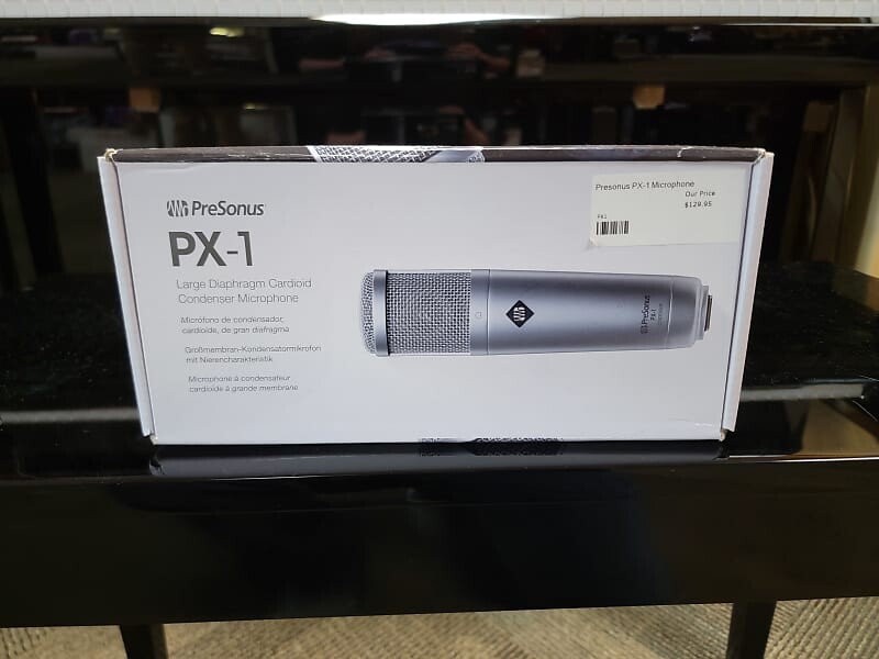 Конденсаторный микрофон PreSonus PX-1 Large Diaphragm Cardioid Condenser Microphone
Конденсаторный микрофон PreSonus PX-1 Large Diaphragm Cardioid Condenser Microphone