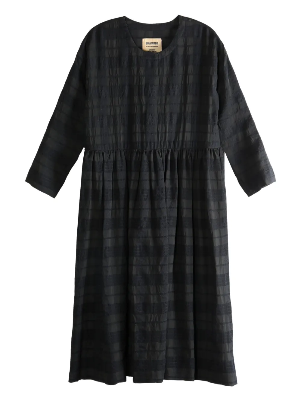 Платье Alexa в клетку со сборками Uma Wang, черный
Платье Alexa в клетку со сборками Uma Wang, черный