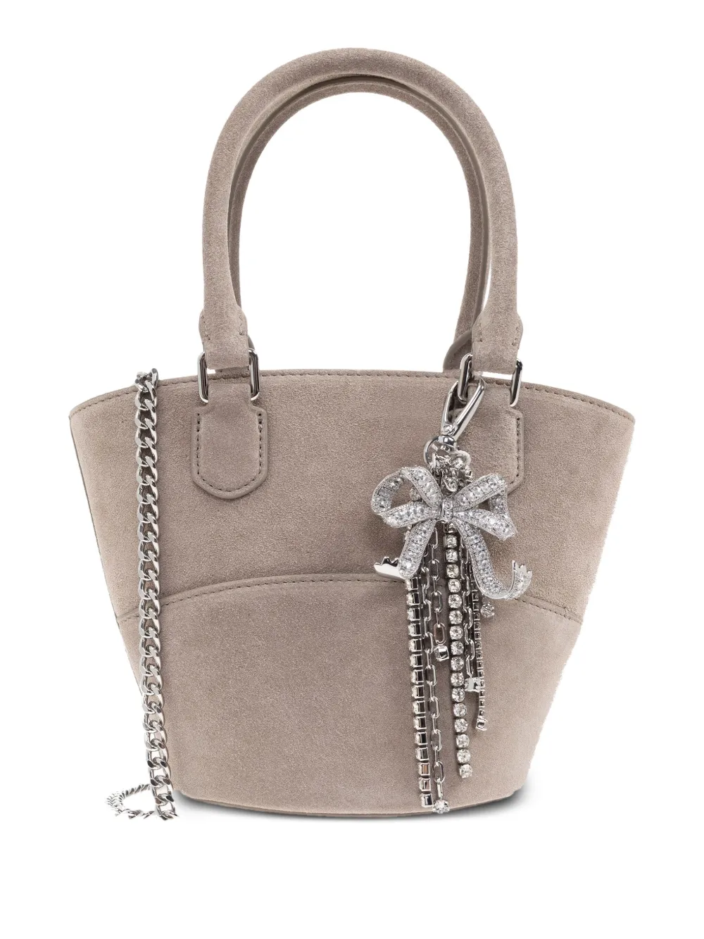 Сумка-ведро с подвесками Self-Portrait, серый
Сумка-ведро с подвесками Self-Portrait, серый