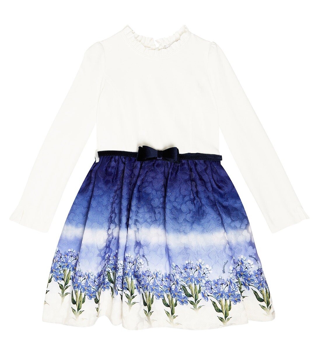 Платье из матлассе с цветочным принтом Monnalisa, мультиколор
Платье из матлассе с цветочным принтом Monnalisa, мультиколор