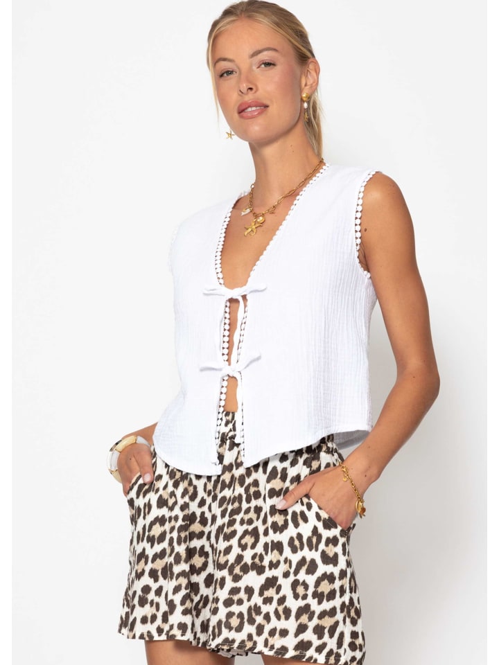 Топ SASSYCLASSY, белый 
Топ SASSYCLASSY, белый