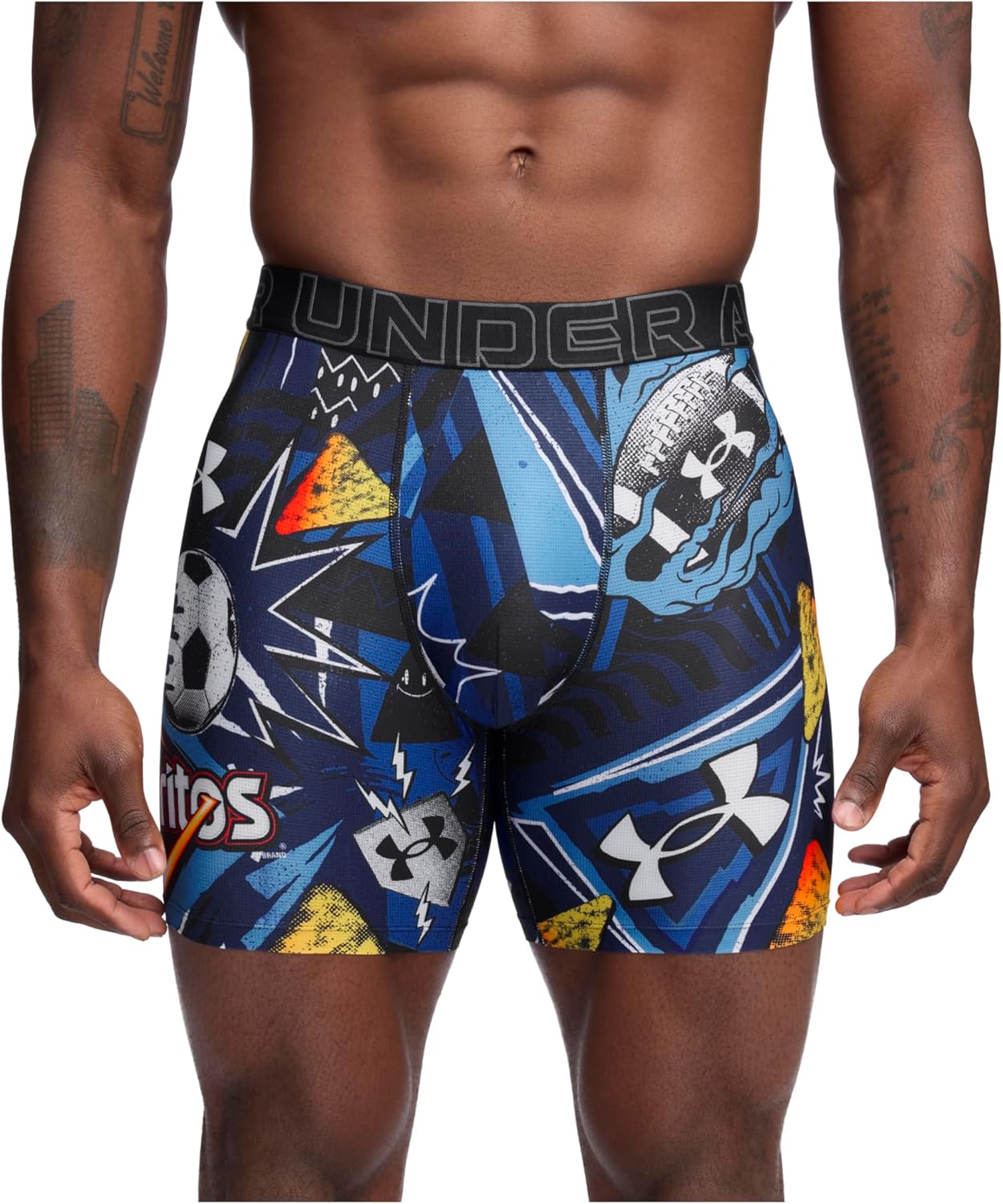 Under Armour мужские боксеры Performance Tech Mesh Print Singles, 6", Cool Ranch Doritos
Under Armour мужские боксеры Performance Tech Mesh Print Singles, 6", Cool Ranch Doritos