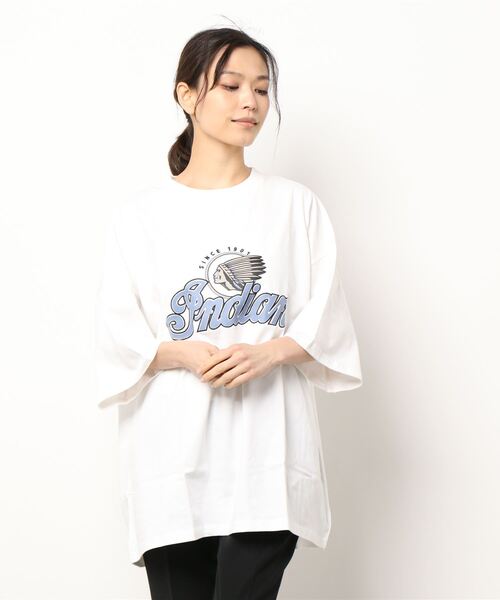 Футболка оверсайз с вышивкой и принтом INDIAN, белый
Футболка оверсайз с вышивкой и принтом INDIAN, белый