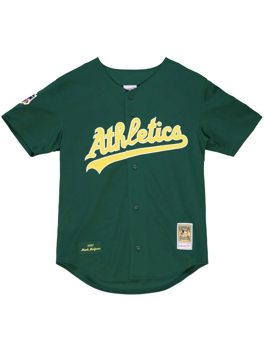 Футболка NBA Oakland Athletics 1997 Mark McGwire Mitchell & Ness, зеленый
Футболка NBA Oakland Athletics 1997 Mark McGwire Mitchell & Ness, зеленый