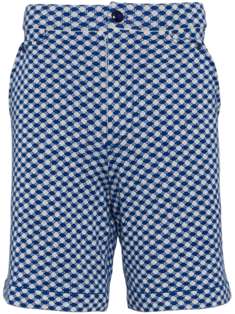 Жаккардовые шорты Lapis-Dot GOD'S TRUE CASHMERE, синий 
Жаккардовые шорты Lapis-Dot GOD'S TRUE CASHMERE, синий