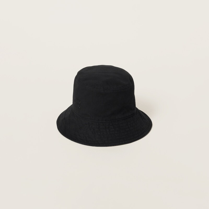 Шляпа-Ведро из габардина Miu Miu, черный
Шляпа-Ведро из габардина Miu Miu, черный