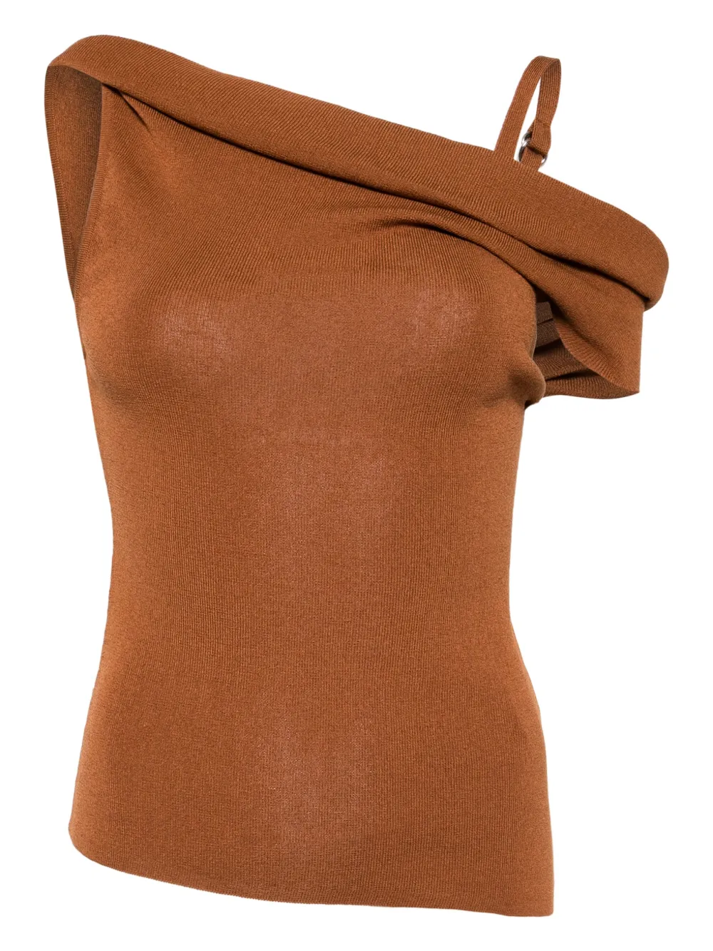 Трикотажный топ с открытыми плечами Monse, коричневый
Трикотажный топ с открытыми плечами Monse, коричневый