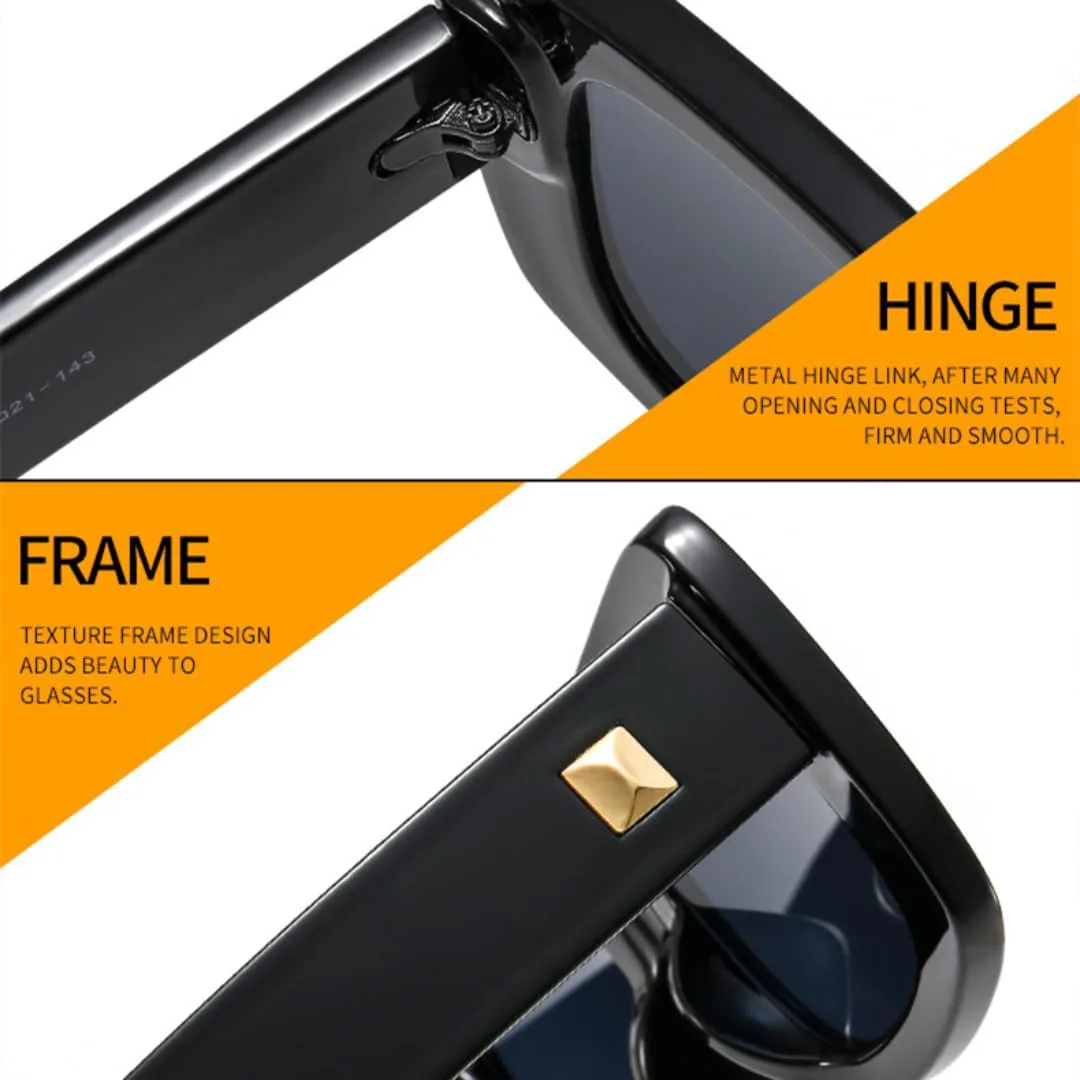 Модные квадратные солнцезащитные очки для женщин, защита от УФ-излучения UV400, ретро-стиль, заклепки, стильные мужские солнцезащитные очки UATXTAU, Tea Tea Gradient
Модные квадратные солнцезащитные очки для женщин, защита от УФ-излучения UV400, ретро-стиль, заклепки, стильные мужские солнцезащитные очки UATXTAU, Tea Tea Gradient