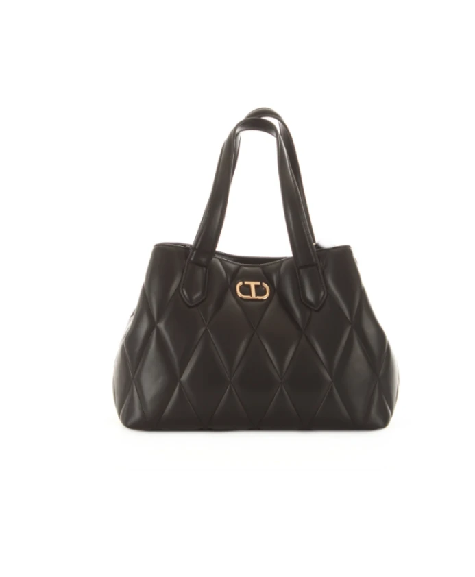 Стеганая сумка-шоппер Twinset, черный
Стеганая сумка-шоппер Twinset, черный