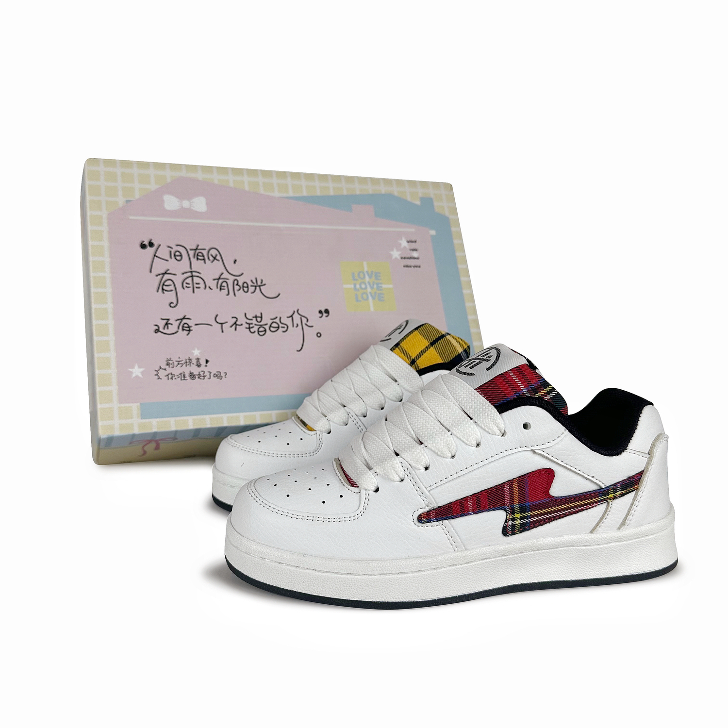 BKAE Скользоустойчивые износостойкие легкие низкие скейтерские кроссовки унисекс белый красный желтый микс, цвет White, Red, Yellow Mismatched (Gift Box Set)
BKAE Скользоустойчивые износостойкие легкие низкие скейтерские кроссовки унисекс белый красный желтый микс, цвет White, Red, Yellow Mismatched (Gift Box Set)