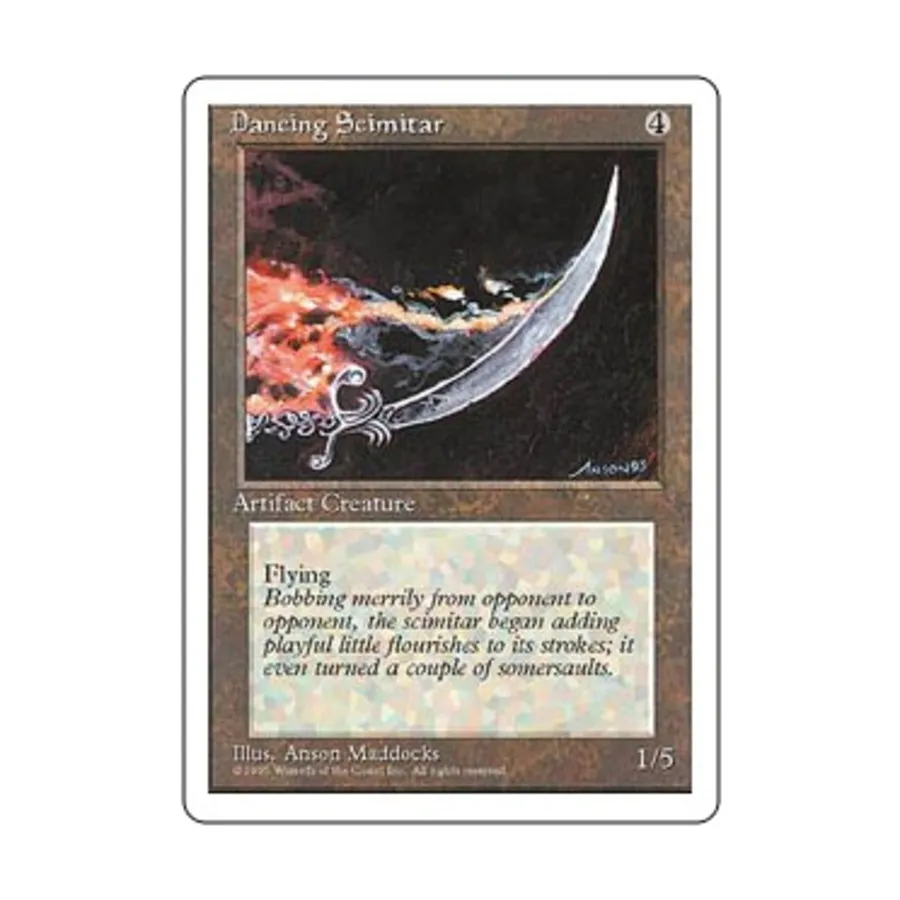 CCG Танцующий ятаган (клавиша R), MTG - 4th Edition
CCG Танцующий ятаган (клавиша R), MTG - 4th Edition