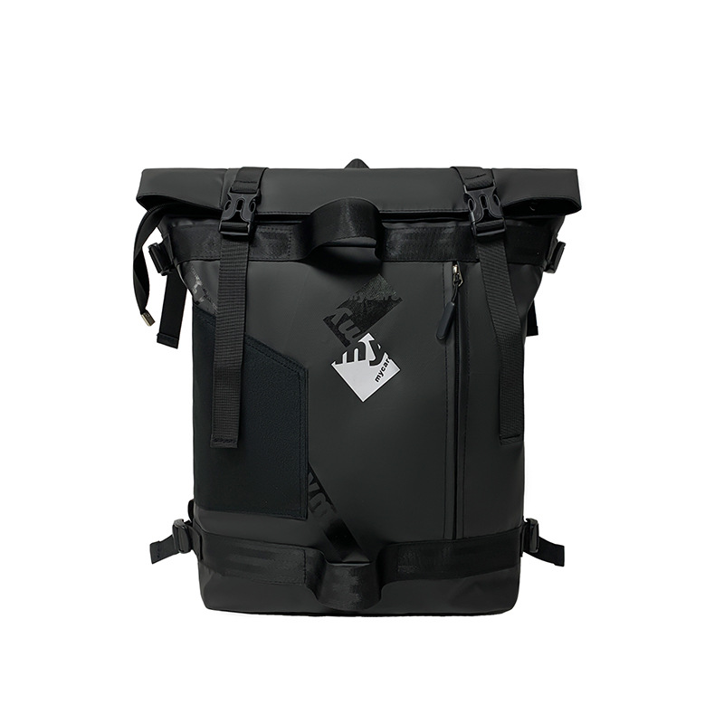 Оксфордский рюкзак с холщовой спинкой Regular Мужской Черный/Черно-коричневый BALANG 
Оксфордский рюкзак с холщовой спинкой Regular Мужской Черный/Черно-коричневый BALANG