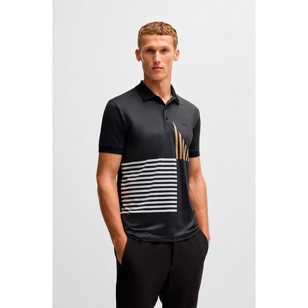 Поло с коротким рукавом BOSS Paddy Striped C1 10270355, черный
Поло с коротким рукавом BOSS Paddy Striped C1 10270355, черный