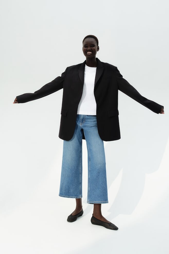 Широкие джинсы H&M, голубой
Широкие джинсы H&M, голубой