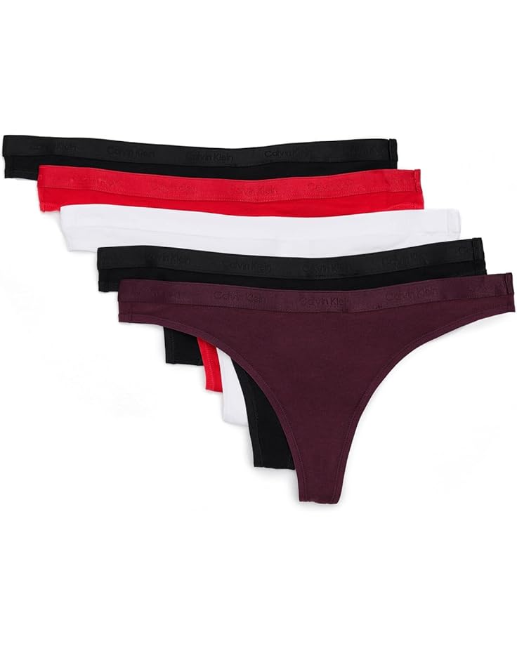 Женские трусы-стринги Calvin Klein Icon Logo 5 шт Calvin Klein Underwear, Black/Black/Adrenaline Rush/Dark Berry/White
Женские трусы-стринги Calvin Klein Icon Logo 5 шт Calvin Klein Underwear, Black/Black/Adrenaline Rush/Dark Berry/White