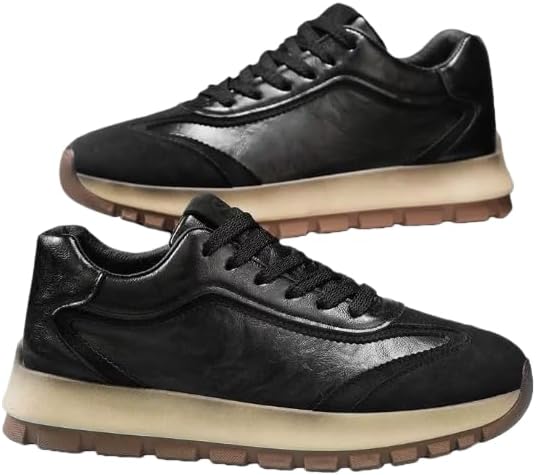 Кроссовки Chunky для мужчин с прочной толстой подошвой, на шнуровке, высокие, повседневные туфли для улицы и ежедневной носки Hhhchpm, черный
Кроссовки Chunky для мужчин с прочной толстой подошвой, на шнуровке, высокие, повседневные туфли для улицы и ежедневной носки Hhhchpm, черный