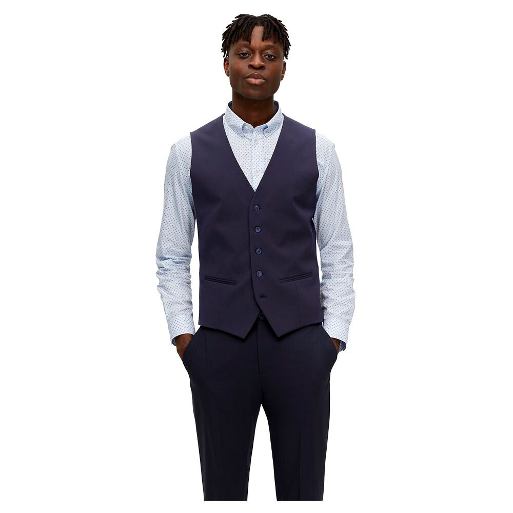 Жилет Selected Liam Slim Fit, синий 
Жилет Selected Liam Slim Fit, синий