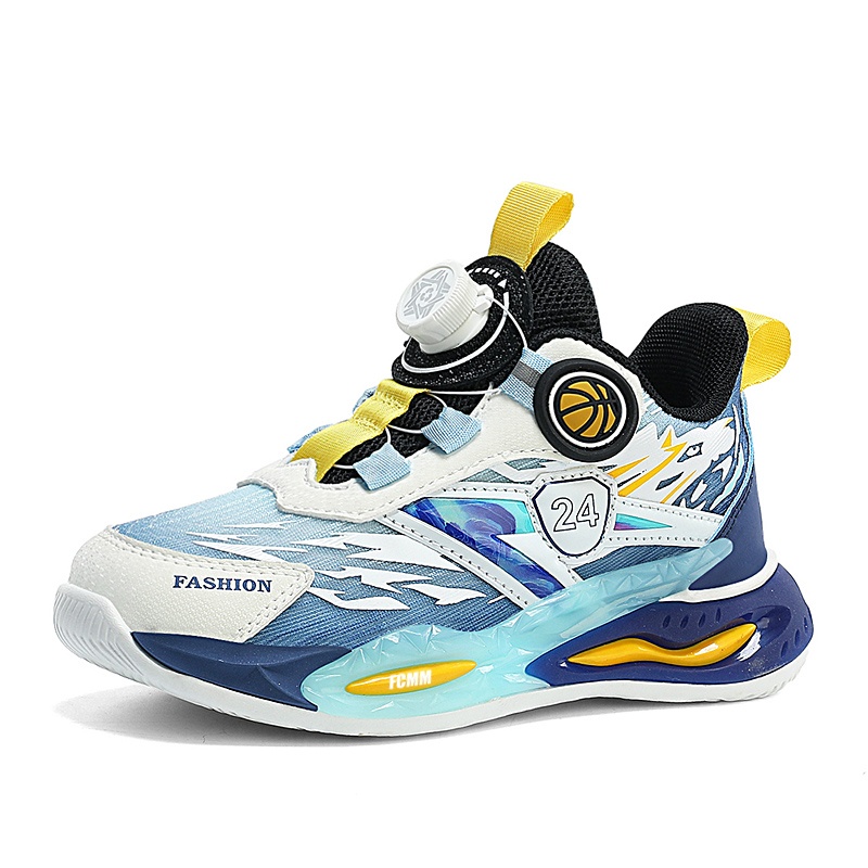 Дышащие баскетбольные кроссовки для детей FCMM, синий/желтый
Дышащие баскетбольные кроссовки для детей FCMM, синий/желтый