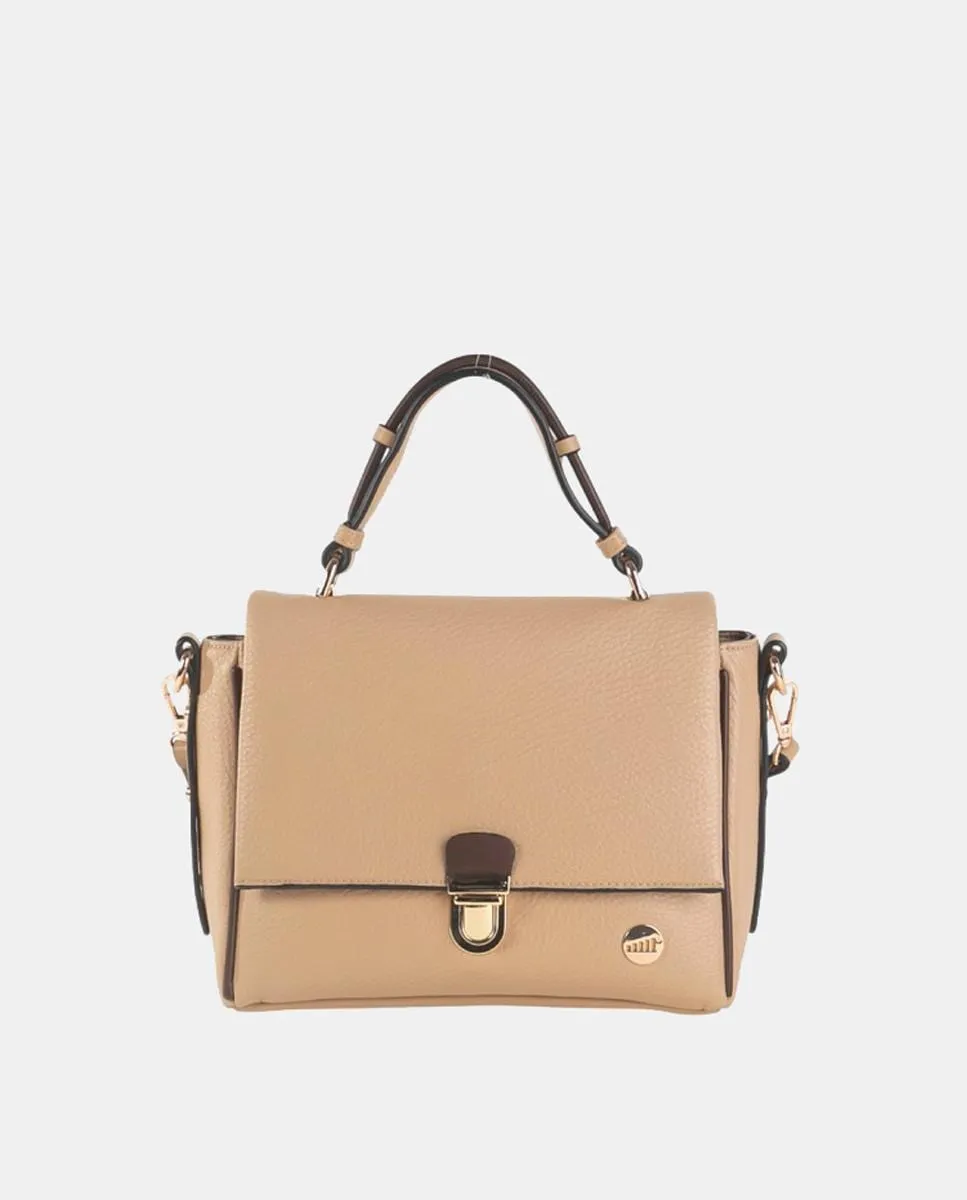 Сумка-сатчел из искусственной кожи с текстурой телячьей кожи Volum, бежевый
Сумка-сатчел из искусственной кожи с текстурой телячьей кожи Volum, бежевый