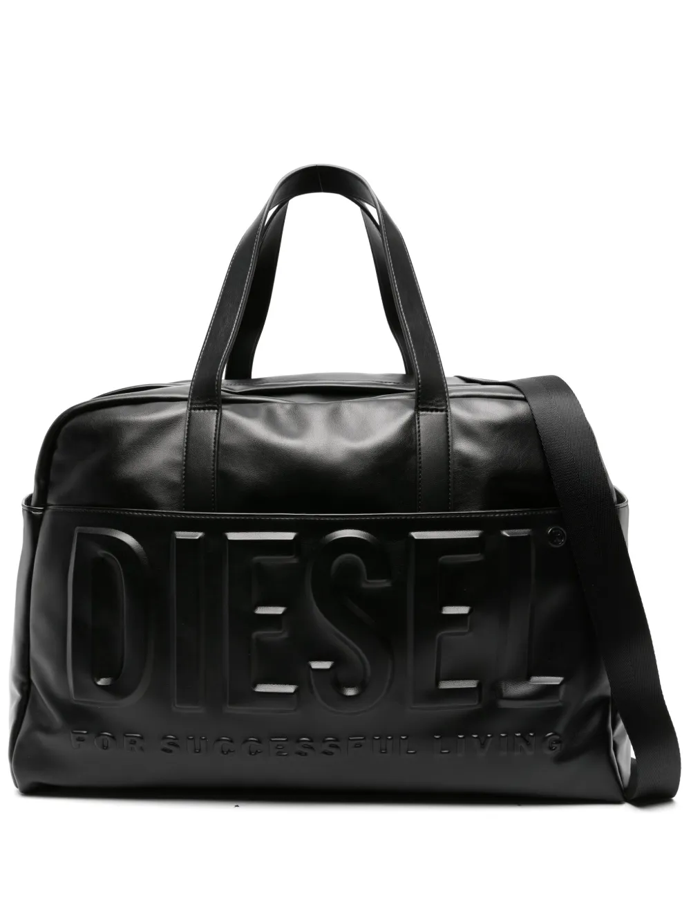 Сумка с тисненым логотипом DIESEL, черный 
Сумка с тисненым логотипом DIESEL, черный