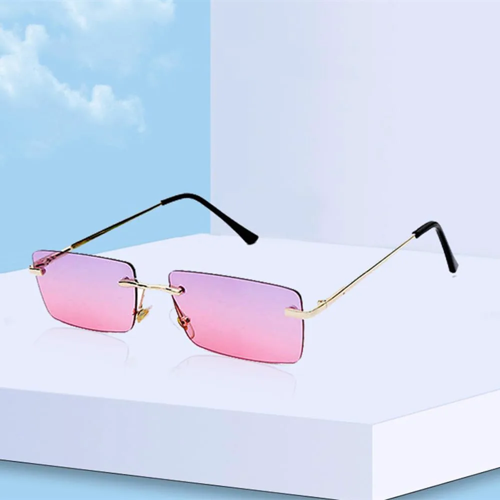 Женские солнцезащитные очки без оправы, модные прямоугольные солнцезащитные очки для женщин и мужчин, защита от ультрафиолета UV400 HHZZYVY, Orange-yellow
Женские солнцезащитные очки без оправы, модные прямоугольные солнцезащитные очки для женщин и мужчин, защита от ультрафиолета UV400 HHZZYVY, Orange-yellow