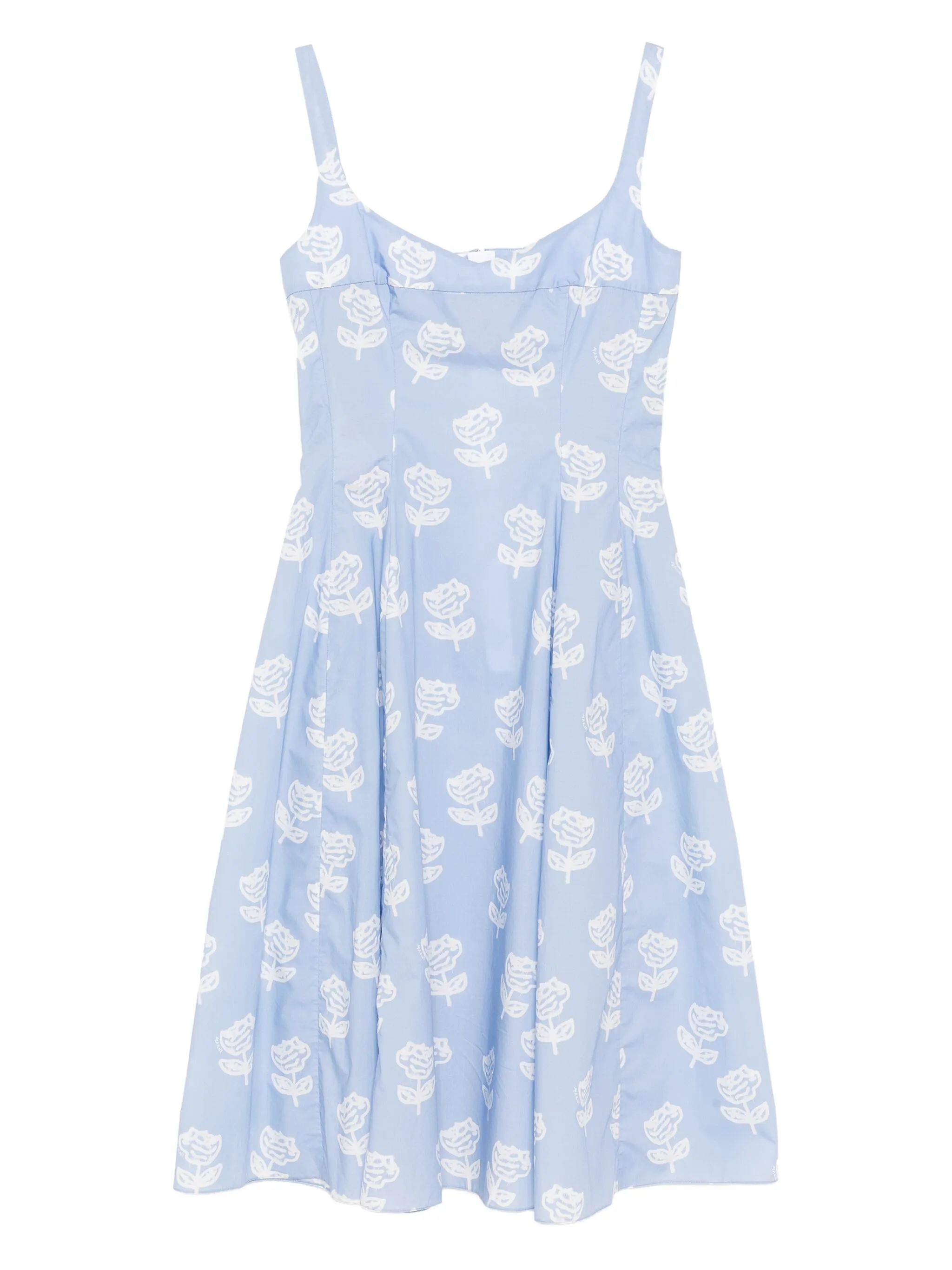 Расклешенное платье миди Marni, синий
Расклешенное платье миди Marni, синий