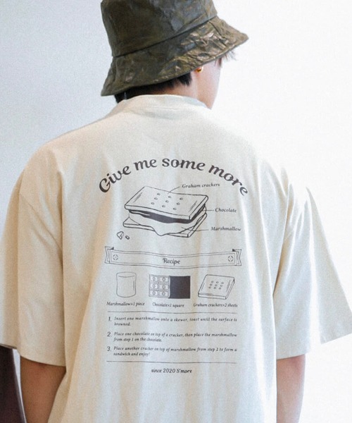 Футболка хлопковая с принтом S'more, бежевая
Футболка хлопковая с принтом S'more, бежевая