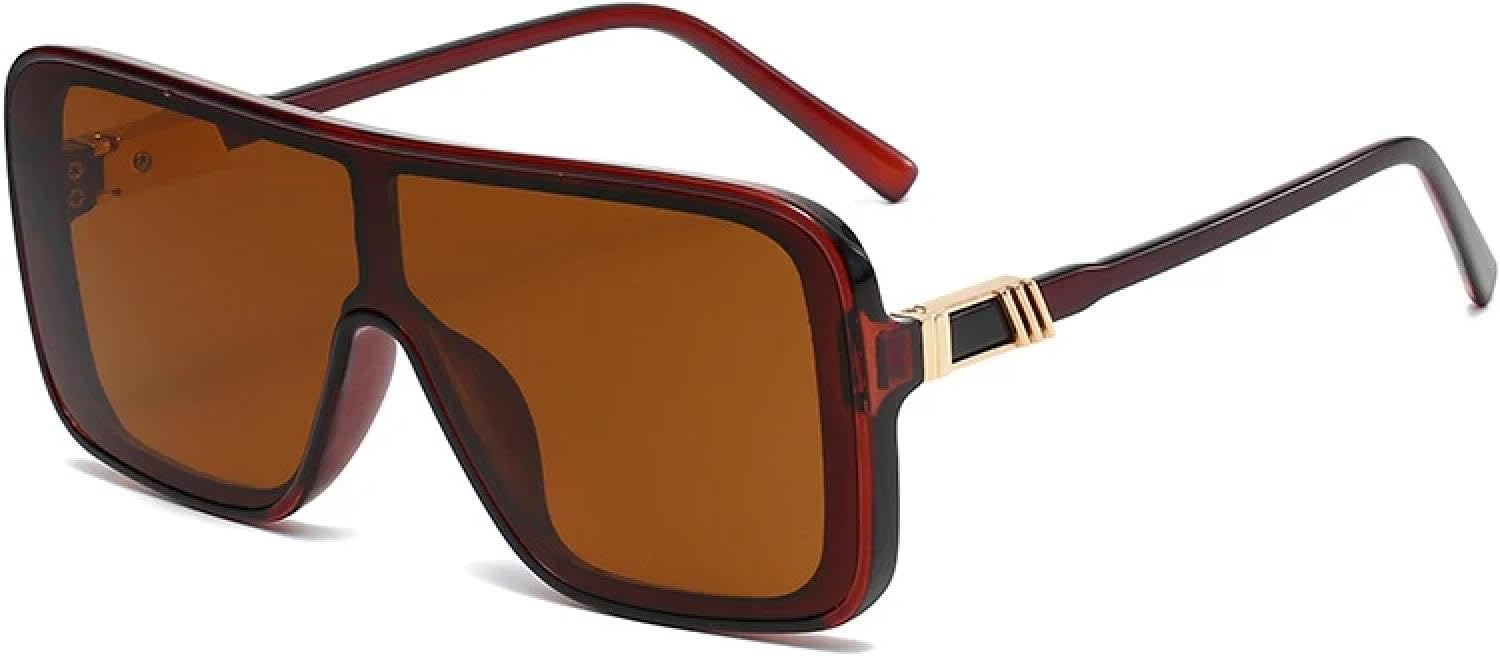 Модные солнцезащитные очки в крупной цельной оправе для мужчин, женщин и унисекс, класса люкс, для активного отдыха, вождения и защиты от ультрафиолета UV400 TKKTLLT, Brown Brown
Модные солнцезащитные очки в крупной цельной оправе для мужчин, женщин и унисекс, класса люкс, для активного отдыха, вождения и защиты от ультрафиолета UV400 TKKTLLT, Brown Brown