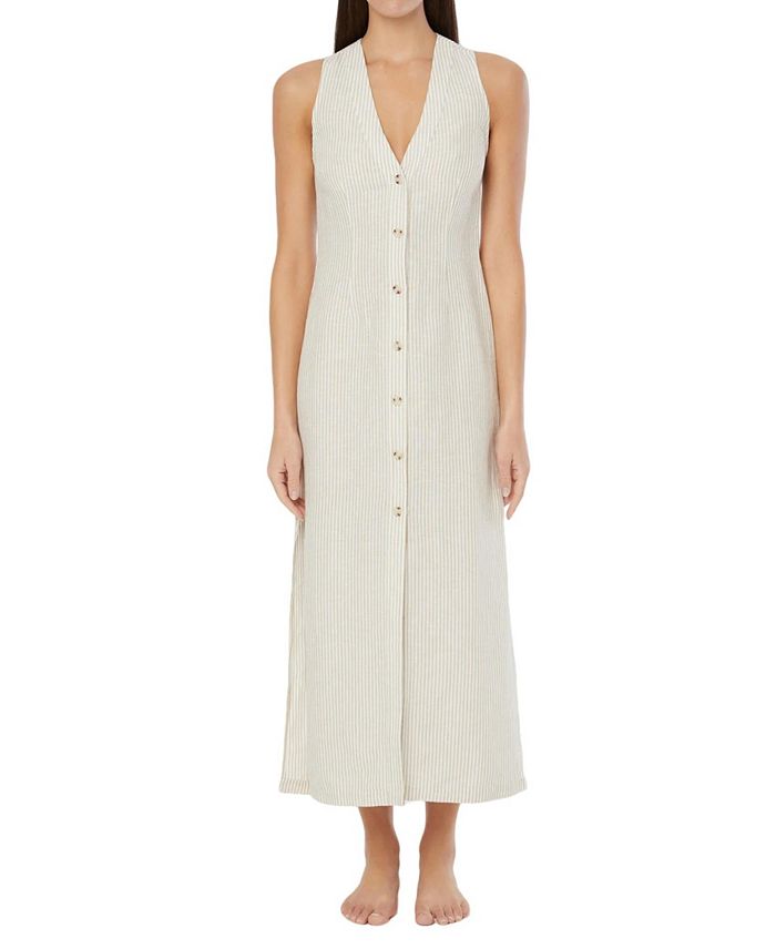 Воздушное льняное платье-макси на пуговицах Onia, белый
Воздушное льняное платье-макси на пуговицах Onia, белый