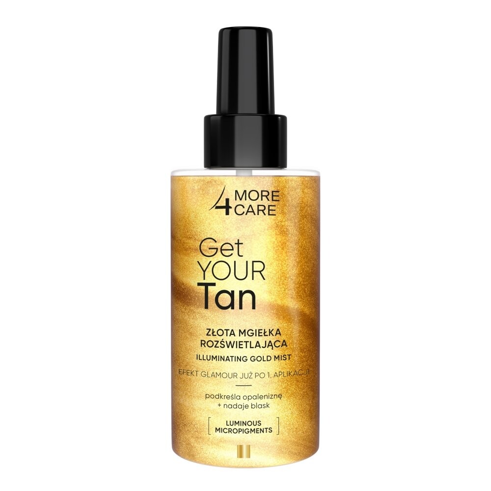 LIFT4SKIN GET YOUR TAN!, Золотой осветляющий спрей, 150 мл More4Care
LIFT4SKIN GET YOUR TAN!, Золотой осветляющий спрей, 150 мл More4Care