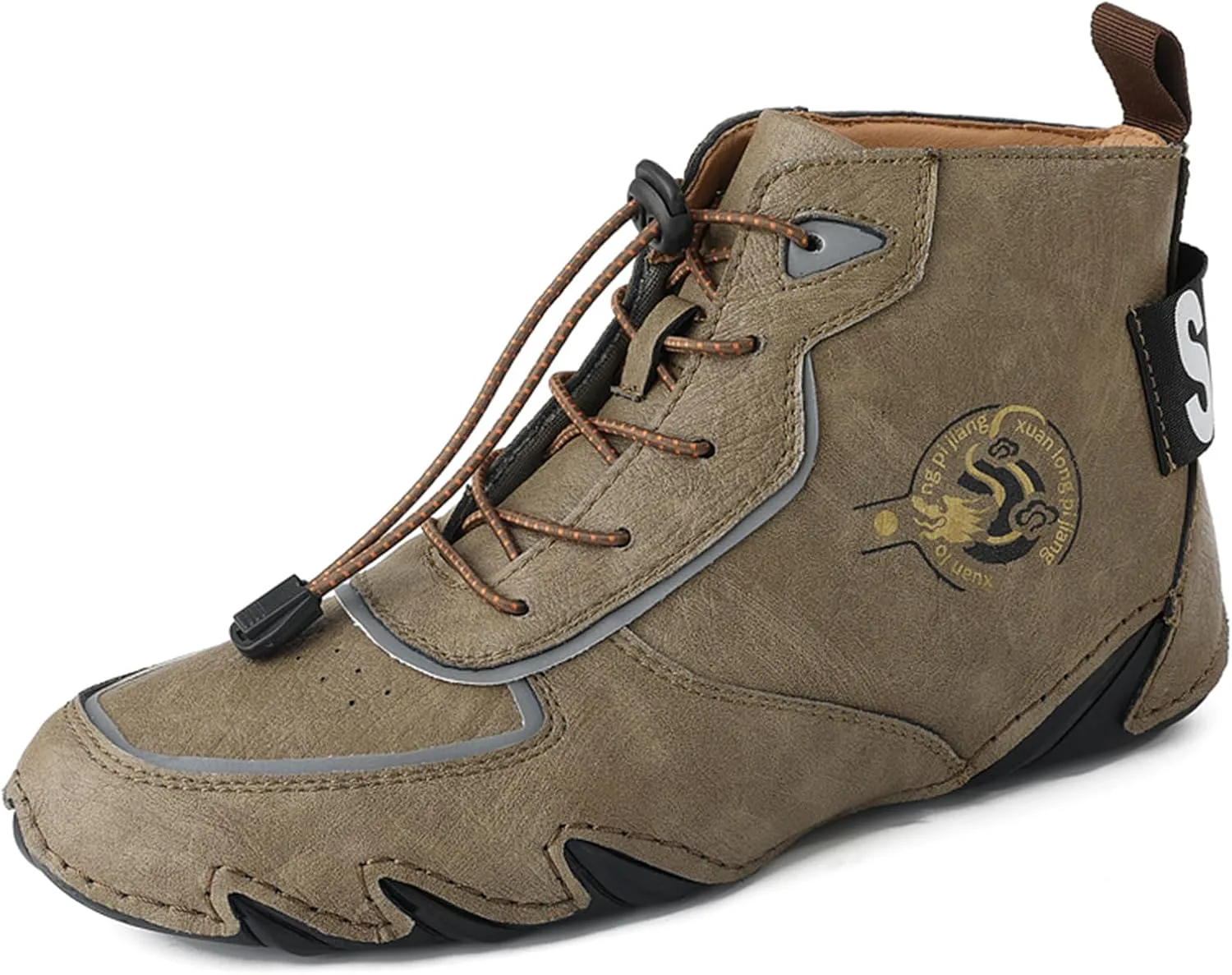 Мужские высокие сапоги из натуральной кожи ручной работы, водонепроницаемые, с нескользящей подошвой Abborora, хаки
Мужские высокие сапоги из натуральной кожи ручной работы, водонепроницаемые, с нескользящей подошвой Abborora, хаки