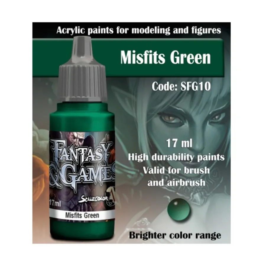 Мисфитс зеленый, Scalecolor Fantasy & Games Paints
Мисфитс зеленый, Scalecolor Fantasy & Games Paints