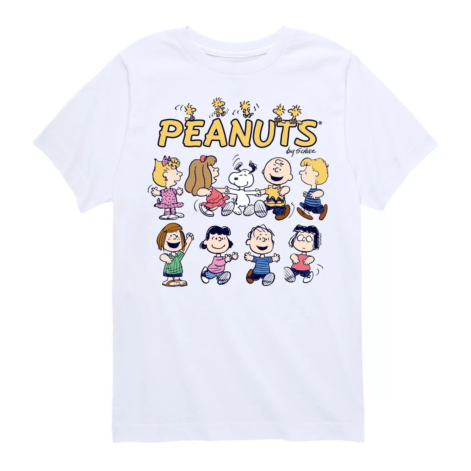 Футболка с рисунком персонажей Peanuts для мальчиков 8–20 лет Licensed Character, белый 
Футболка с рисунком персонажей Peanuts для мальчиков 8–20 лет Licensed Character, белый