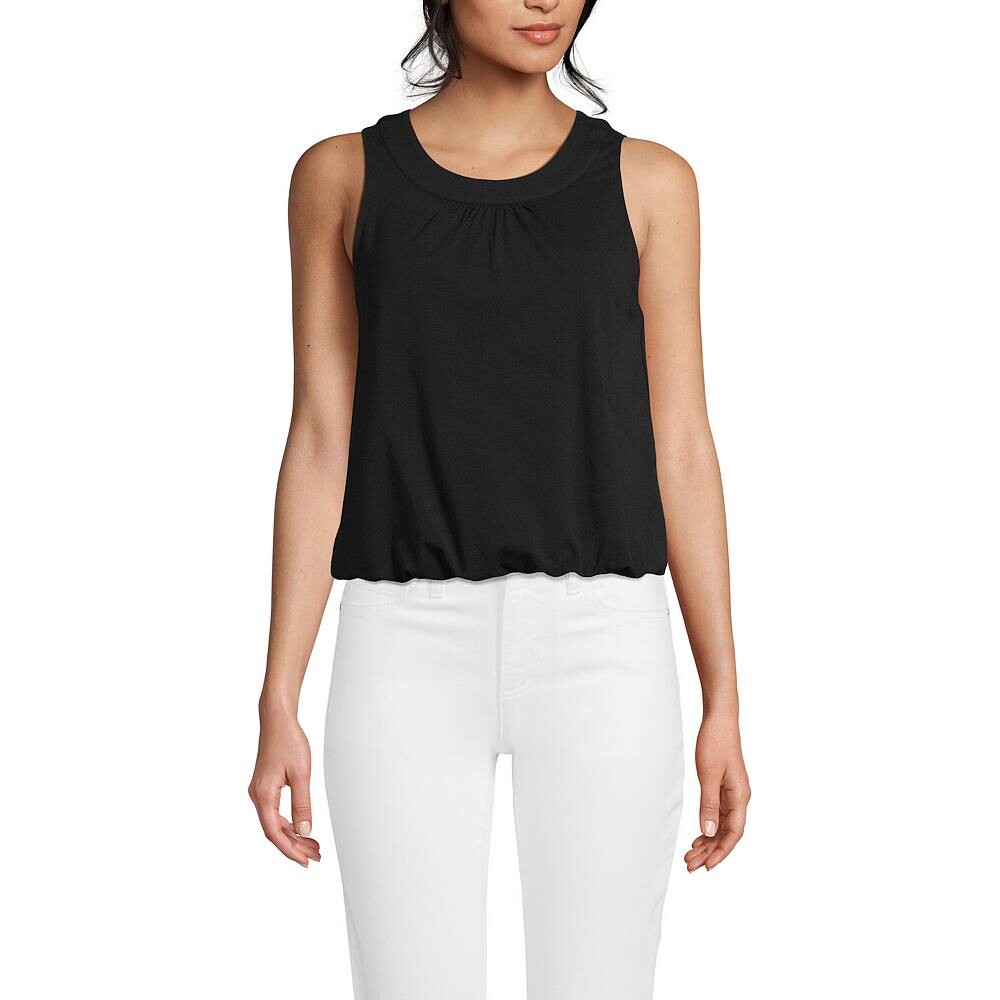 Женская легкая майка со складками из джерси Lands End Lands' End, черный
Женская легкая майка со складками из джерси Lands End Lands' End, черный