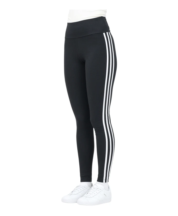 Черные спортивные леггинсы с тремя полосками Adidas Originals, черный
Черные спортивные леггинсы с тремя полосками Adidas Originals, черный