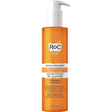 Multi Correxion Revive + Glow Gel Cleanser Бодрящее очищающее средство для лица с витамином С 177 мл, Roc
Multi Correxion Revive + Glow Gel Cleanser Бодрящее очищающее средство для лица с витамином С 177 мл, Roc