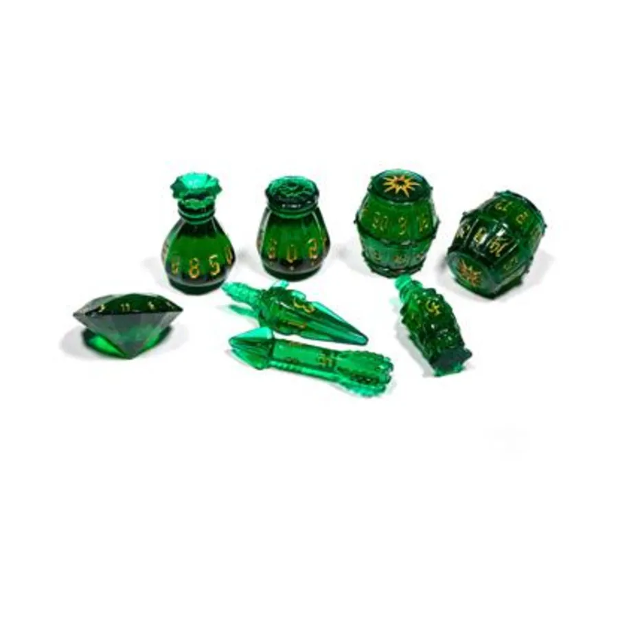 Набор Rogue Poly — Изумрудный эмиссар (8), Polyhero Dice - Rogue (Tabletop Tycoon)
Набор Rogue Poly — Изумрудный эмиссар (8), Polyhero Dice - Rogue (Tabletop Tycoon)