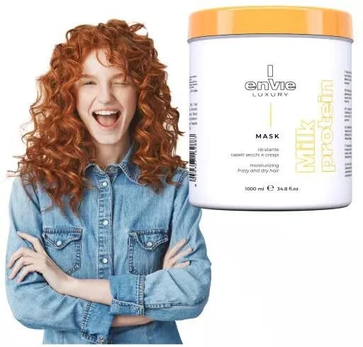 Envie Milk Protein Mask, увлажняющая молочная маска для вьющихся волос 1000мл Inna Marka
Envie Milk Protein Mask, увлажняющая молочная маска для вьющихся волос 1000мл Inna Marka