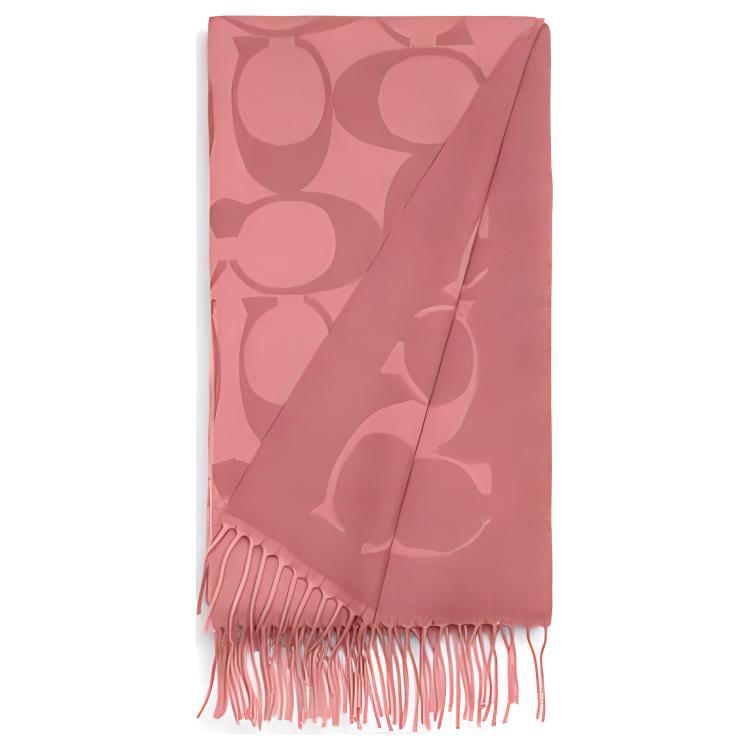 Шерстяной вязаный шарф COACH для женщин розовый
Шерстяной вязаный шарф COACH для женщин розовый