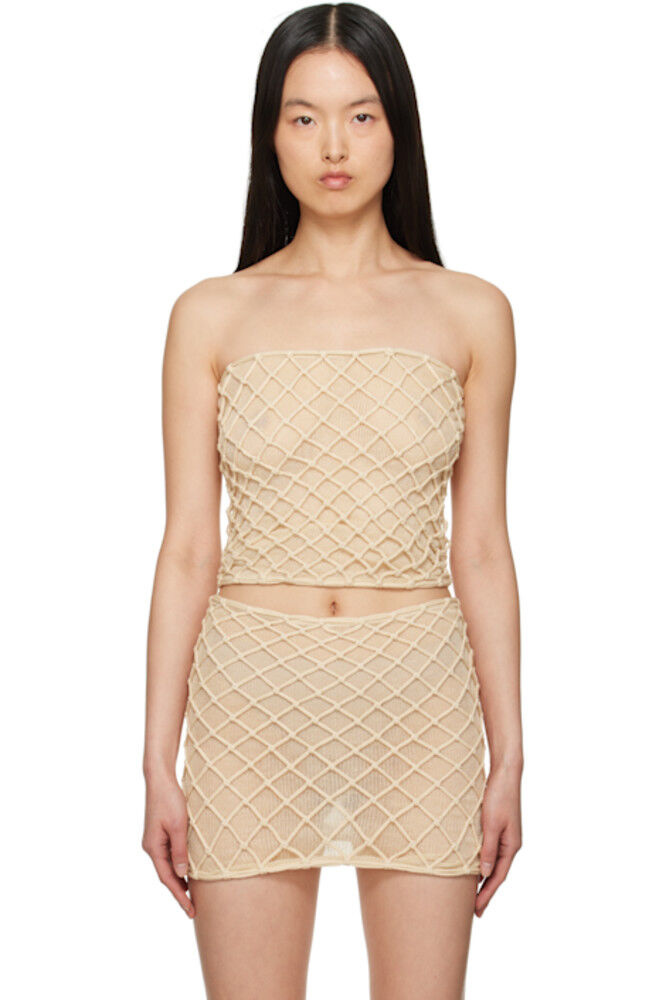 Бежевый топ-труба в стиле макрамист Isa Boulder
Бежевый топ-труба в стиле макрамист Isa Boulder