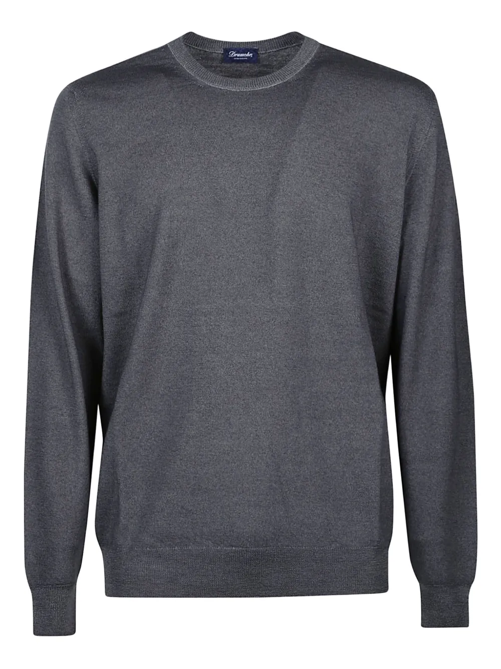 Шерстяной свитер с круглым вырезом Drumohr, серый
Шерстяной свитер с круглым вырезом Drumohr, серый