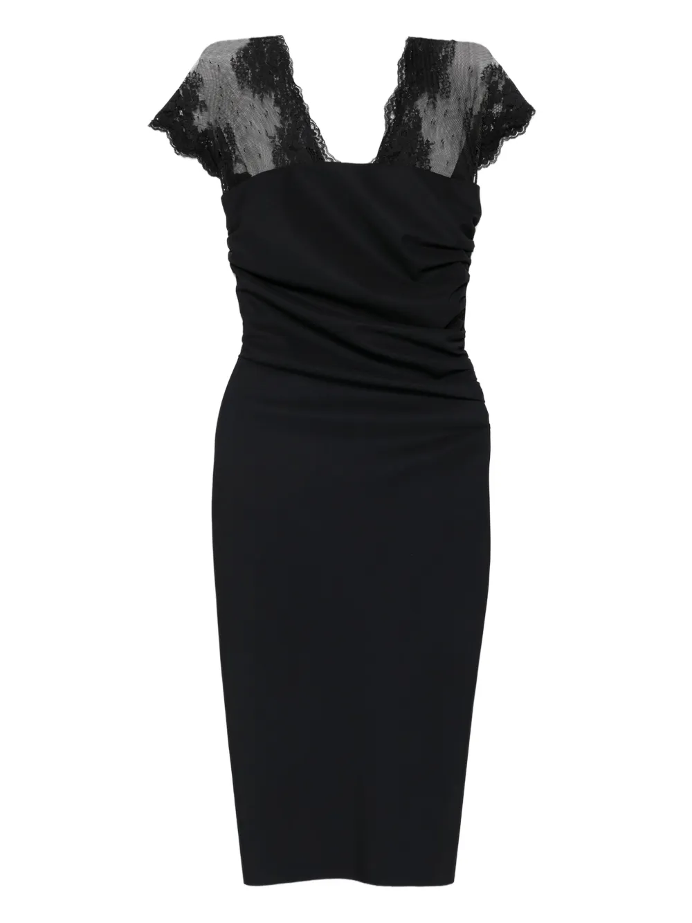 Облегающее платье миди с кружевной вставкой CHIARA BONI La Petite Robe, черный
Облегающее платье миди с кружевной вставкой CHIARA BONI La Petite Robe, черный