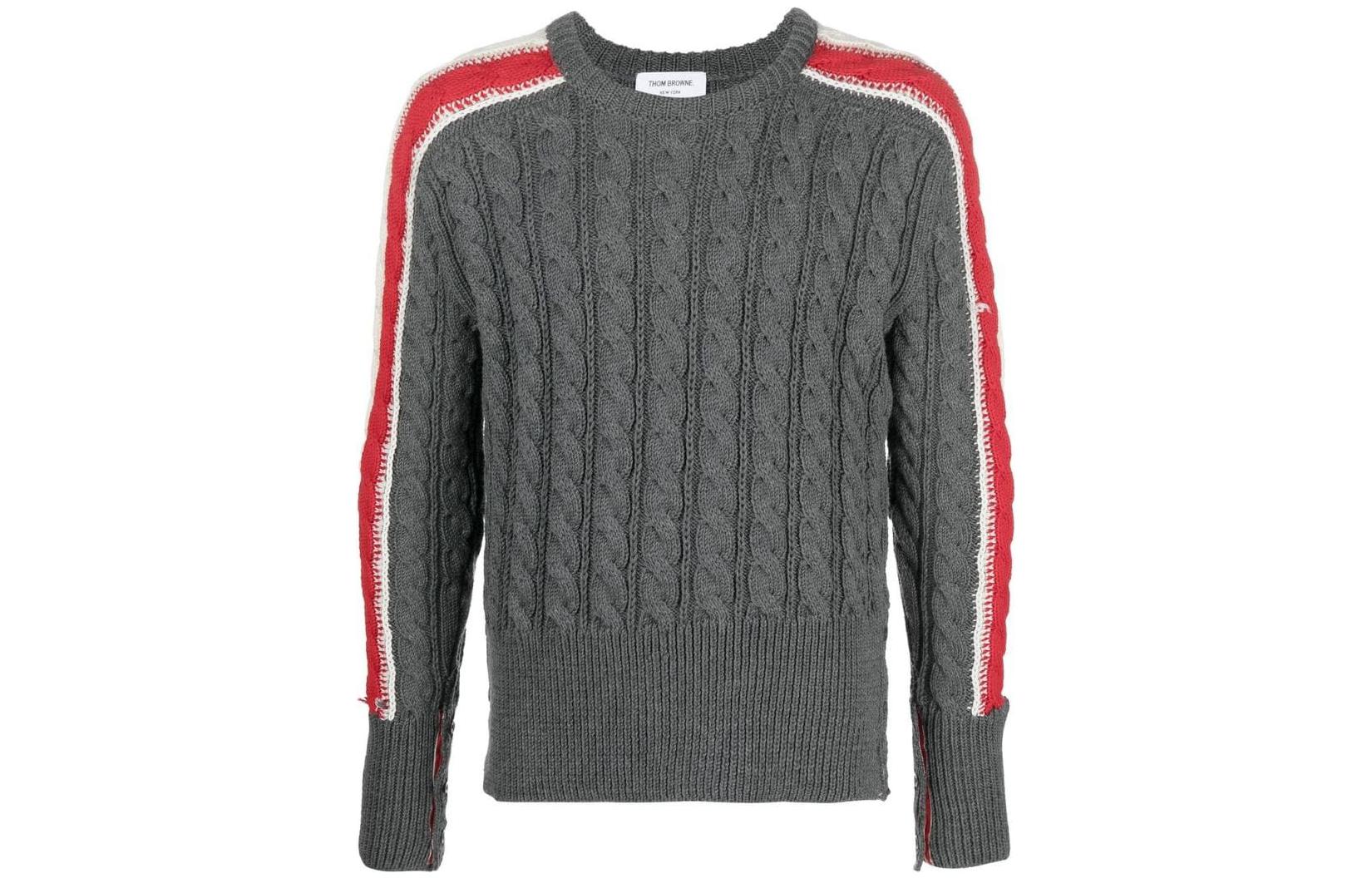 THOM BROWNE Свитер мужской серый
THOM BROWNE Свитер мужской серый