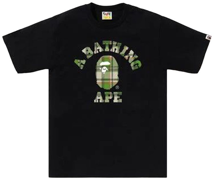 Футболка BAPE Check College Tee, черный
Футболка BAPE Check College Tee, черный